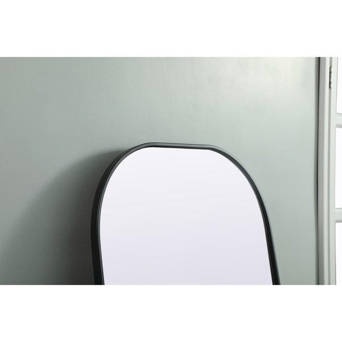 Elegant Decor Blaire Arch Full Length Mirror 28X74", Black