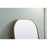 Elegant Decor Blaire Arch Full Length Mirror 28X74", Brass