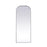 Elegant Decor Blaire Arch Full Length Mirror 28X74", Silver