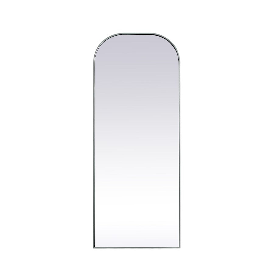 Elegant Decor Blaire Arch Full Length Mirror 28X74", Silver
