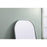 Elegant Decor Blaire Arch Full Length Mirror 28X74", Silver
