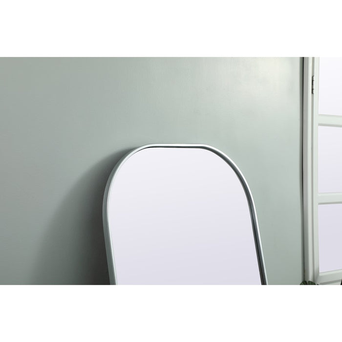 Elegant Decor Blaire Arch Full Length Mirror 28X74", Silver