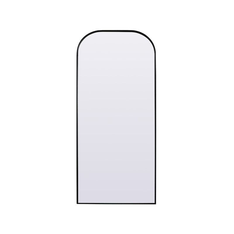 Elegant Decor Blaire Arch Full Length Mirror 32X76", Black