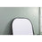 Elegant Decor Blaire Arch Full Length Mirror 32X76", Black