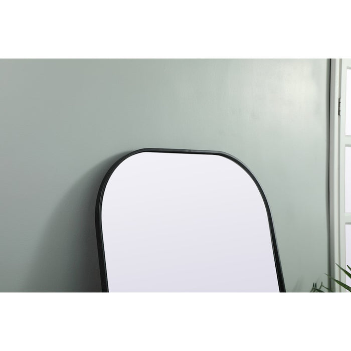Elegant Decor Blaire Arch Full Length Mirror 32X76", Black