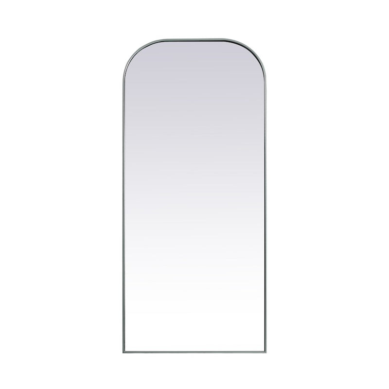 Elegant Decor Blaire Arch Full Length Mirror 32X76", Silver