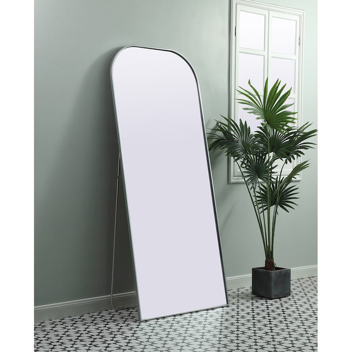 Elegant Decor Blaire Arch Full Length Mirror 32X76", Silver
