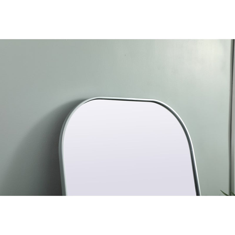 Elegant Decor Blaire Arch Full Length Mirror 32X76", Silver