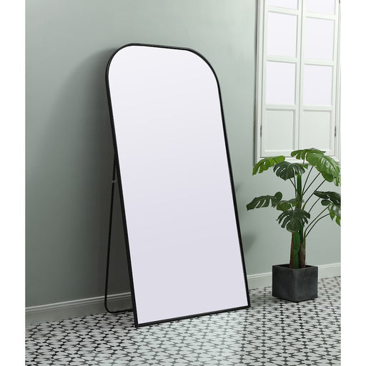 Elegant Decor Blaire Arch Full Length Mirror 35X66", Black