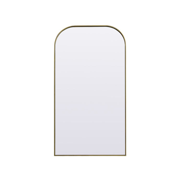 Elegant Decor Blaire Arch Full Length Mirror 35X66", Brass