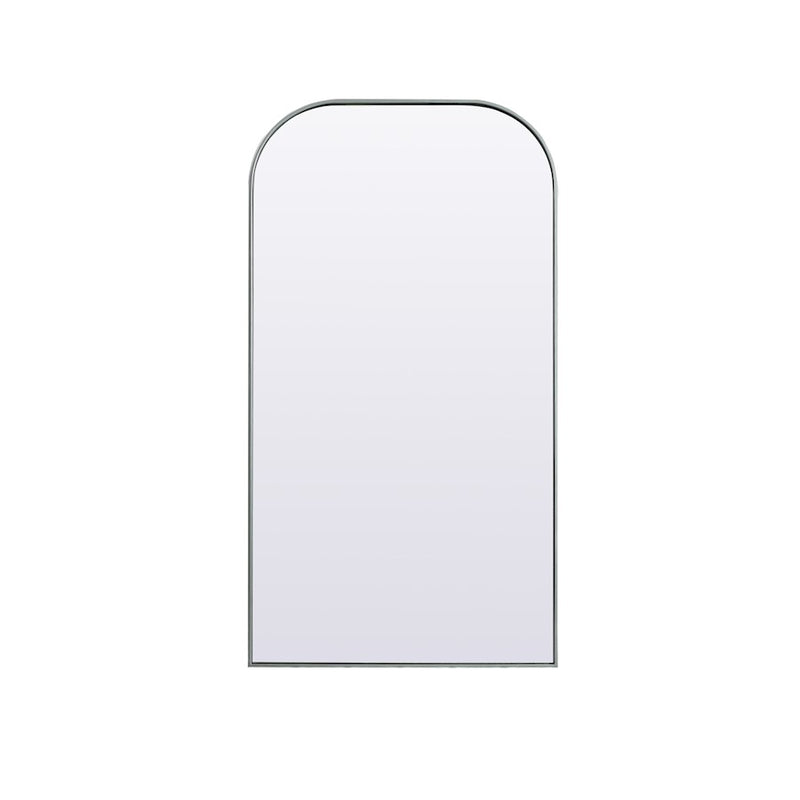 Elegant Decor Blaire Arch Full Length Mirror 35X66", Silver