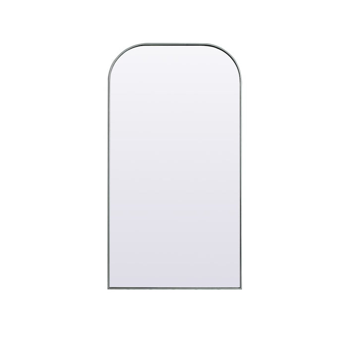 Elegant Decor Blaire Arch Full Length Mirror 35X66", Silver
