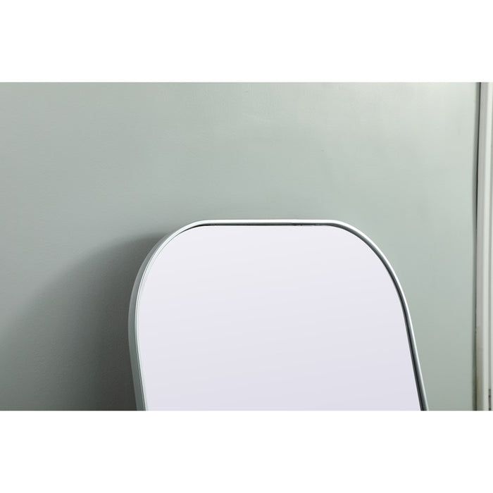 Elegant Decor Blaire Arch Full Length Mirror 35X66", Silver
