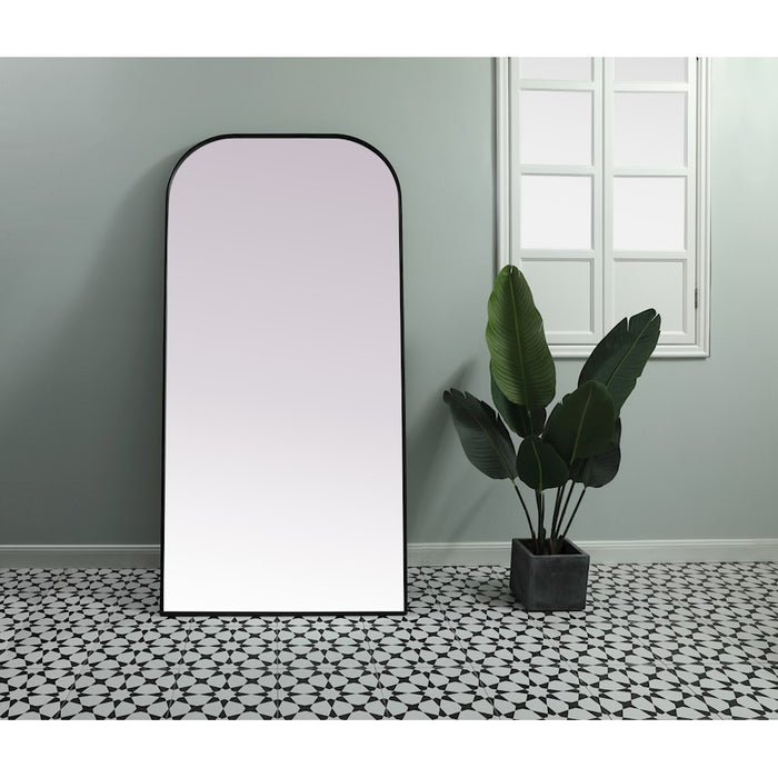 Elegant Decor Blaire Arch Full Length Mirror 35X72", Black