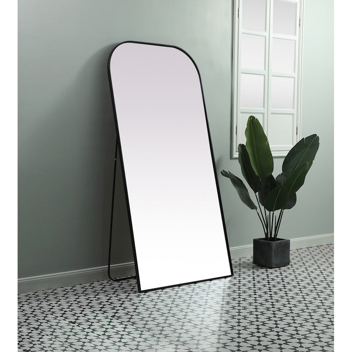 Elegant Decor Blaire Arch Full Length Mirror 35X72", Black