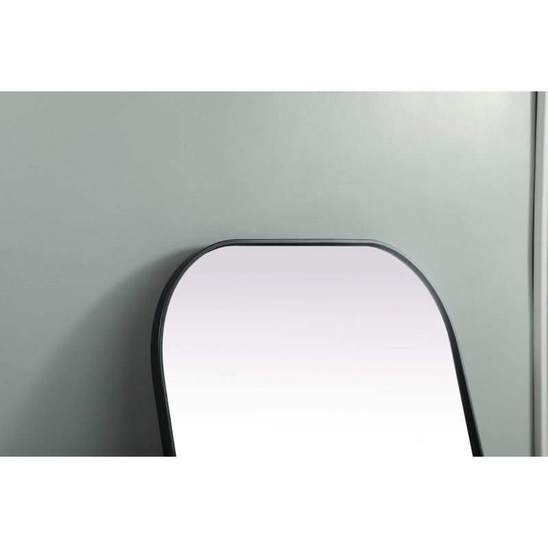 Elegant Decor Blaire Arch Full Length Mirror 35X72", Black