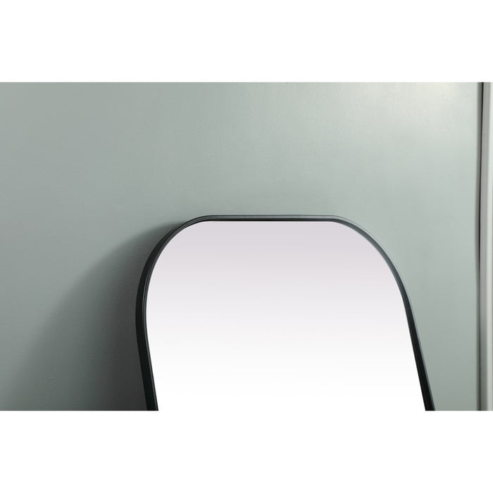 Elegant Decor Blaire Arch Full Length Mirror 35X72", Black