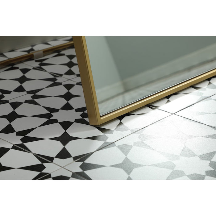 Elegant Decor Blaire Arch Full Length Mirror 35X72", Brass