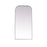 Elegant Decor Blaire Arch Full Length Mirror 35X72", Silver