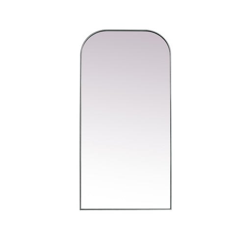 Elegant Decor Blaire Arch Full Length Mirror 35X72", Silver