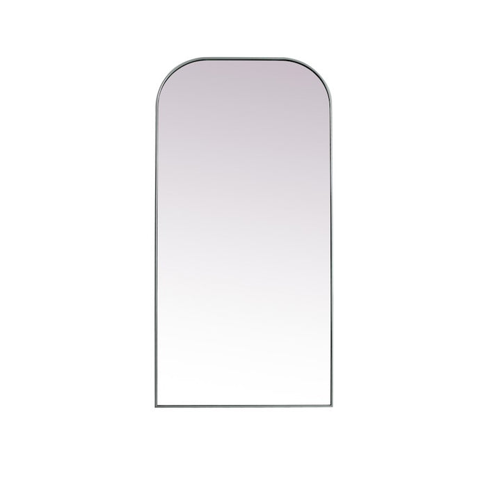 Elegant Decor Blaire Arch Full Length Mirror 35X72", Silver