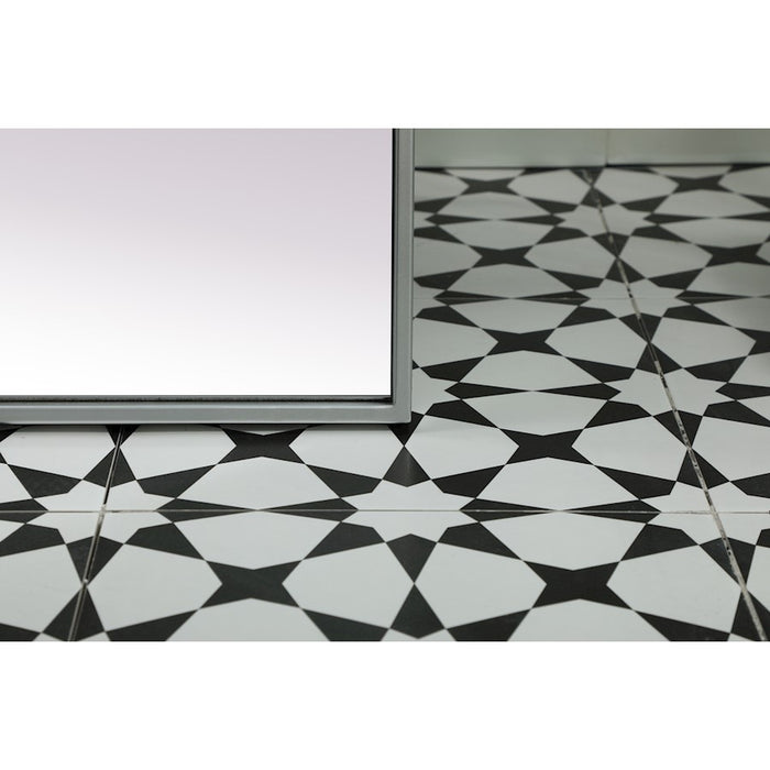 Elegant Decor Blaire Arch Full Length Mirror 35X72", Silver