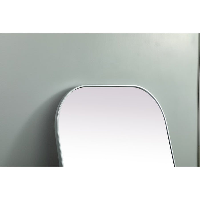Elegant Decor Blaire Arch Full Length Mirror 35X72", Silver