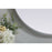 Elegant Decor Asha Metal Frame Oval Mirror 20X36", Silver