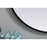 Elegant Decor Asha Metal Frame Oval Mirror 24X36", Black