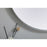 Elegant Decor Asha Metal Frame Oval Mirror 24X36", Silver