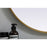Elegant Decor Asha Metal Frame Oval Mirror 24X40", Brass