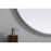 Elegant Decor Asha Metal Frame Oval Mirror 24X40", Silver
