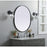 Elegant Decor Asha Metal Frame Oval Mirror 30X36", Black