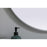 Elegant Decor Asha Metal Frame Oval Mirror 30X36", Silver