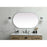 Elegant Decor Asha Metal Frame Oval Mirror 30X48", Silver