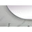 Elegant Decor Asha Metal Frame Oval Mirror 30X72", Silver