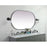 Elegant Decor Asha Metal Frame Oval Mirror 36X60", Black
