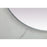 Elegant Decor Asha Metal Frame Oval Mirror 36X60", Silver