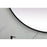 Elegant Decor Asha Metal Frame Oval Mirror 36X72", Black