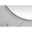 Elegant Decor Asha Metal Frame Oval Mirror 36X72", Silver