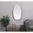 Elegant Decor Brynn Metal Frame Oval Mirror 24X30", Brass