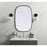 Elegant Decor Brynn Metal Frame Oval Mirror 24X36", Black