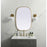 Elegant Decor Brynn Metal Frame Oval Mirror 24X36", Brass