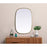 Elegant Decor Brynn Metal Frame Oval Mirror 24X36", Brass