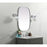 Elegant Decor Brynn Metal Frame Oval Mirror 24X36", Silver