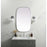 Elegant Decor Brynn Metal Frame Oval Mirror 24X40", Silver