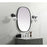 Elegant Decor Brynn Metal Frame Oval Mirror 27X36", Black