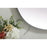 Elegant Decor Brynn Metal Frame Oval Mirror 27X40", Silver