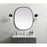 Elegant Decor Brynn Metal Frame Oval Mirror 30X36", Black
