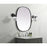 Elegant Decor Brynn Metal Frame Oval Mirror 30X36", Black